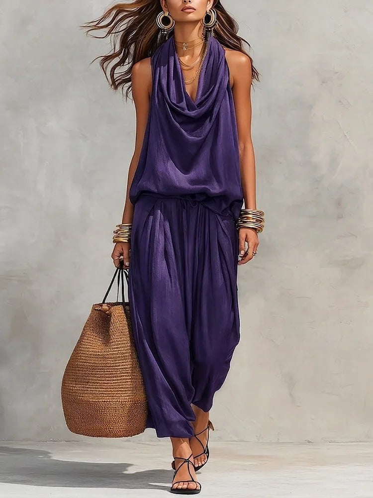 Alina | Set di due pezzi con top e pantaloni
