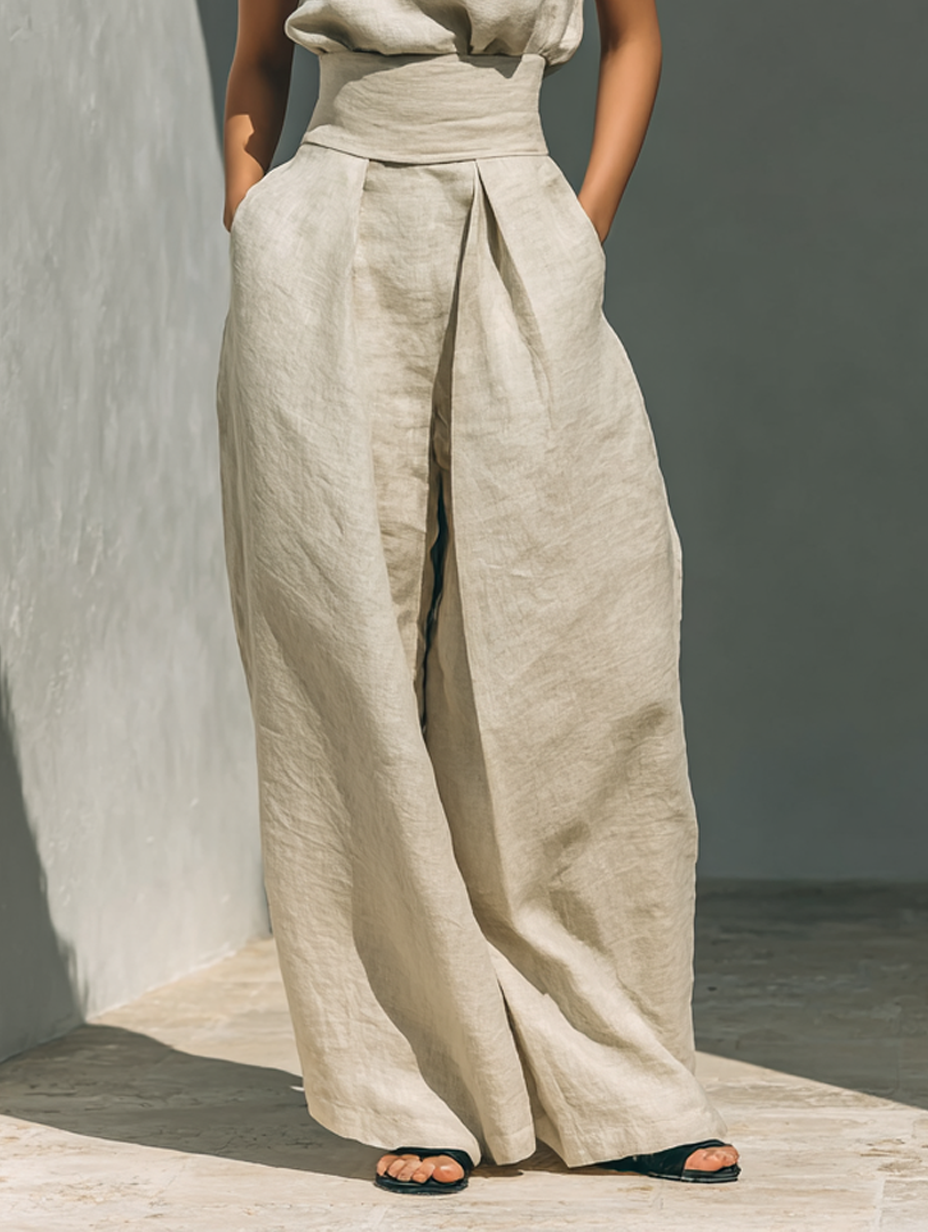 Maria | Set minimalista in cotone e lino