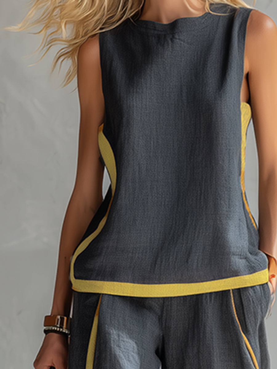 Leila | Set elegante in cotone e lino