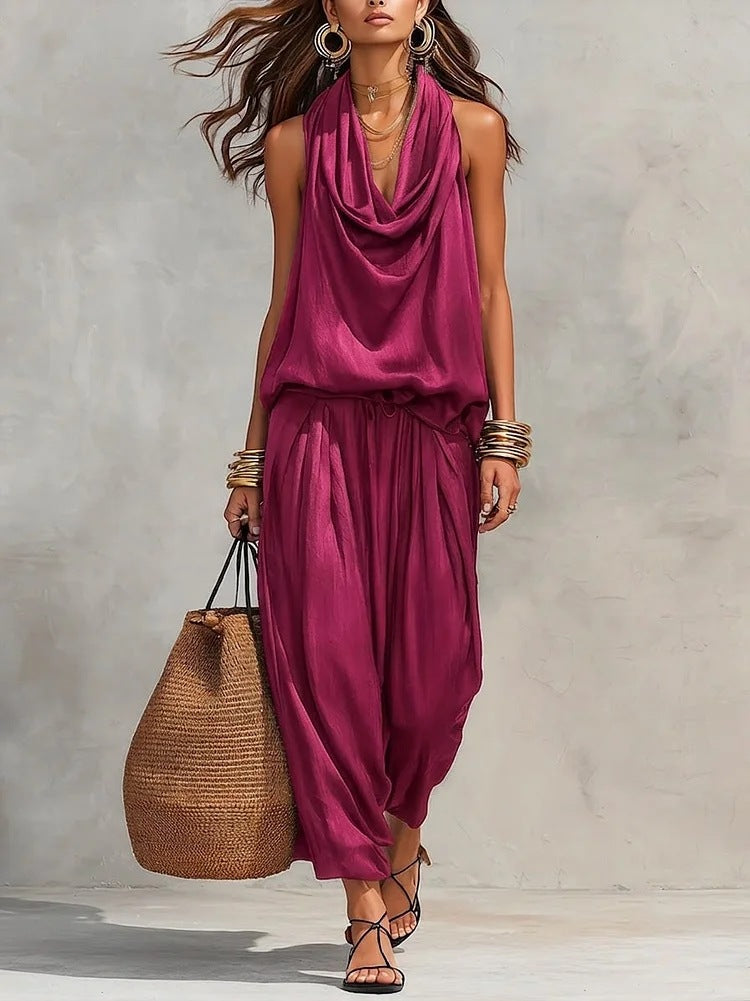 Alina | Set di due pezzi con top e pantaloni