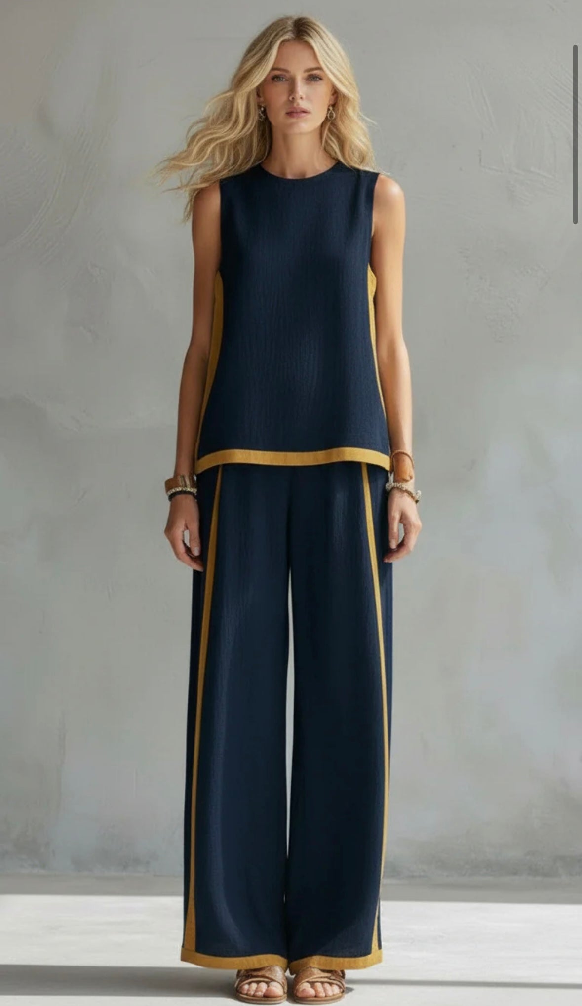 Leila | Set elegante in cotone e lino