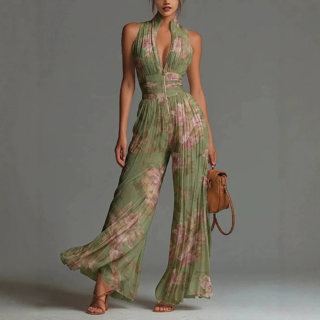 Isbel | Tuta floreale elegante