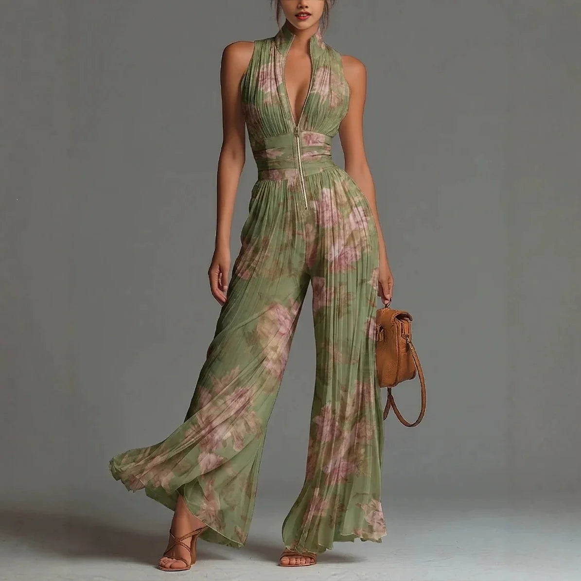 Isbel | Tuta floreale elegante