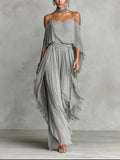 Isabela | Completo fluido con top a spalline e pantaloni leggeri